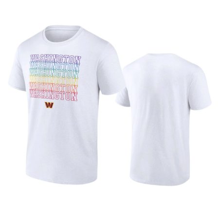 Washington Commanders White City Pride T-Shirt