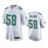 Miami Dolphins Connor Williams White Game Jersey 3 connor williams dolphins game white jersey