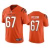 Cordell Volson Cincinnati Bengals Orange Vapor Limited Jersey 3 cordell volson bengals orange vapor jersey
