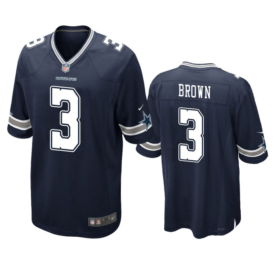 Anthony Brown Dallas Cowboys Navy Game Jersey 1 cowboys anthony brown game navy jersey
