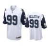 Chauncey Golston Dallas Cowboys White Alternate Game Jersey 3 cowboys chauncey golston alternate game white jersey