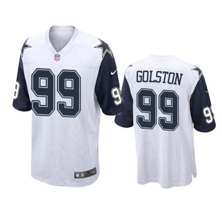 Chauncey Golston Dallas Cowboys White Alternate Game Jersey
