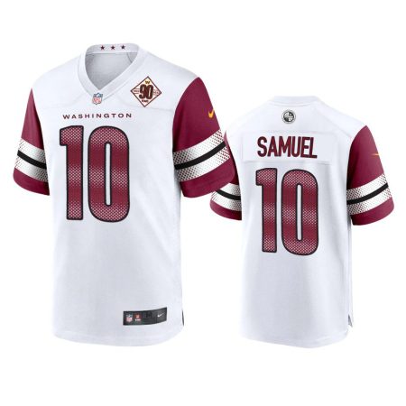 Washington Commanders Curtis Samuel White 90th Anniversary Game Jersey
