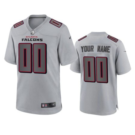Atlanta Falcons Custom Gray Atmosphere Fashion Game Jersey