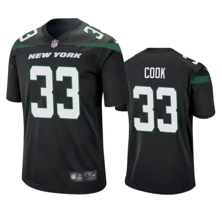 New York Jets Dalvin Cook Black Game Jersey