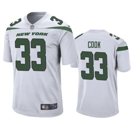 New York Jets Dalvin Cook White Game Jersey