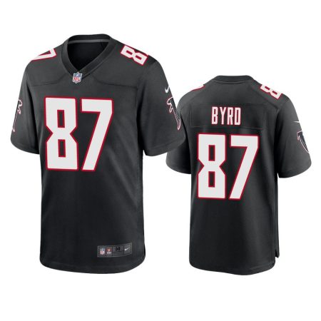 Atlanta Falcons Damiere Byrd Black Throwback Game Jersey
