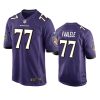 Baltimore Ravens Daniel Faalele Purple Game Jersey 3 daniel faalele ravens purple game jersey