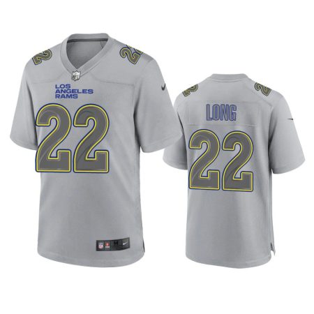 Los Angeles Rams David Long Gray Atmosphere Fashion Game Jersey