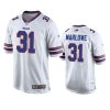 Buffalo Bills Dean Marlowe White Game Jersey 3 dean marlowe bills white game jersey