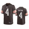 Cleveland Browns Deshaun Watson Brown Game Jersey 3 deshaun watson browns game brown jersey