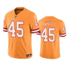 devin white buccaneers orange vapor f.u.s.e. limited jersey