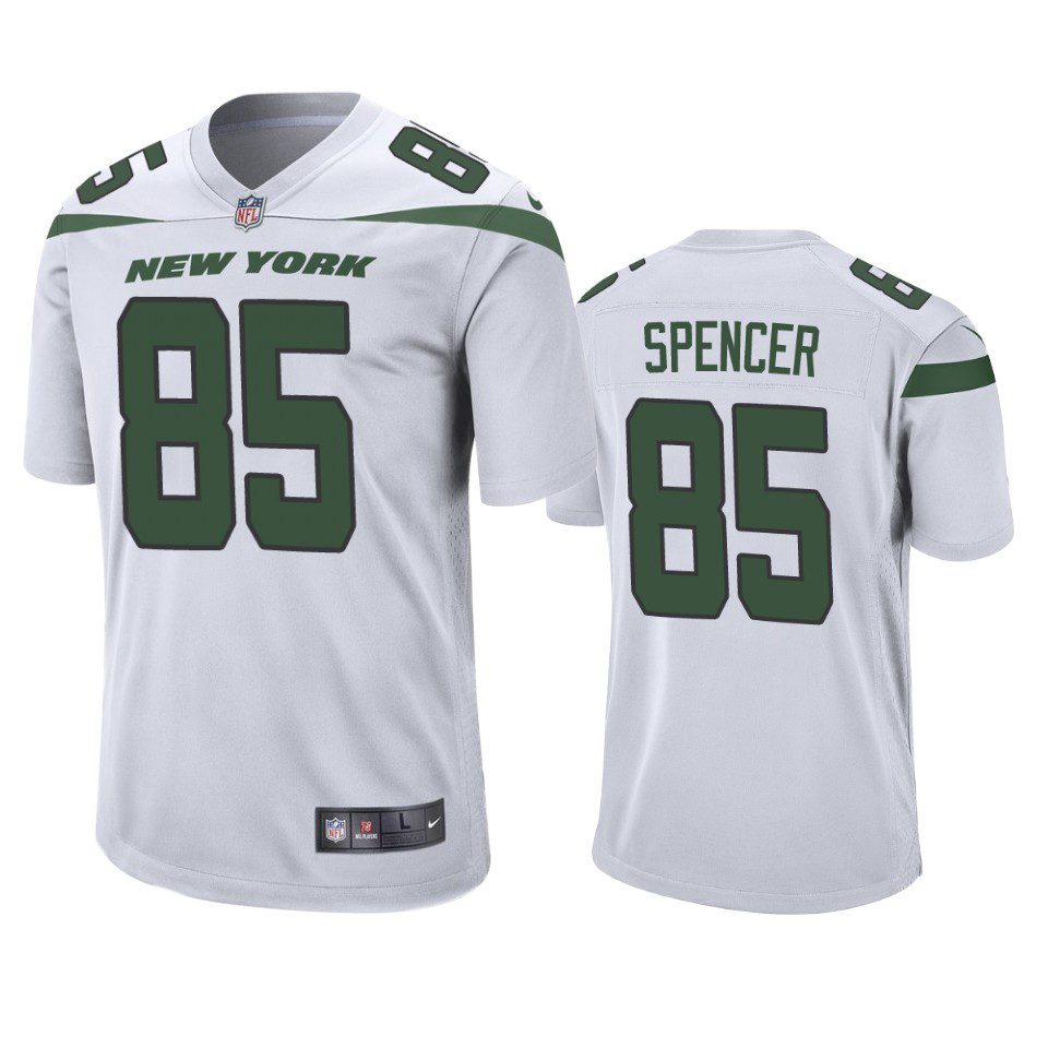 New York Jets Diontae Spencer White Game Jersey 1 diontae spencer jets white game jersey