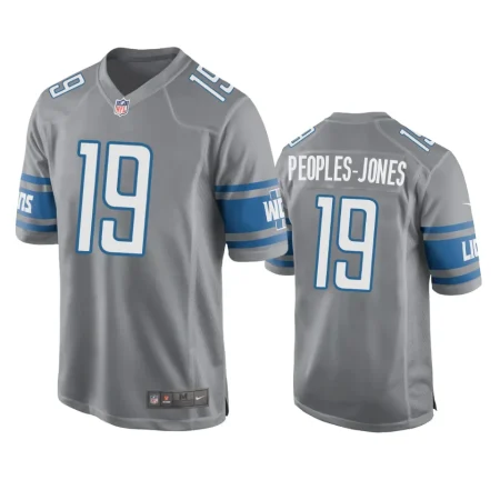 Detroit Lions Donovan Peoples-Jones Steel Game Jersey