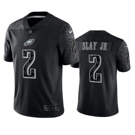 Philadelphia Eagles Darius Slay Jr Black Reflective Limited Jersey