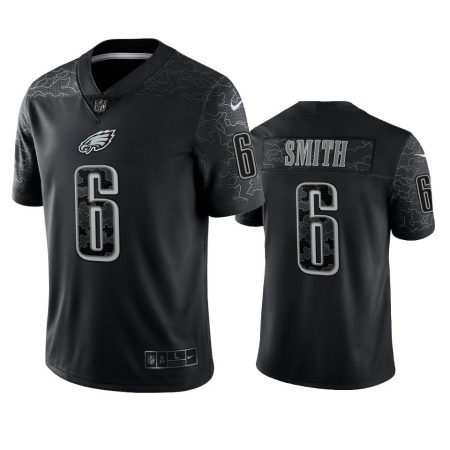 Philadelphia Eagles DeVonta Smith Black Reflective Limited Jersey