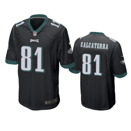Grant Calcaterra Philadelphia Eagles Black Game Jersey
