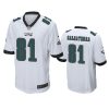 eagles grant calcaterra game white jersey
