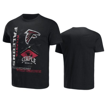 Atlanta Falcons Black Staple World Renowned T-Shirt