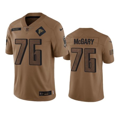 Atlanta Falcons Kaleb McGary Brown 2023 Salute To Service Limited Jersey