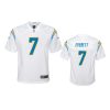 Youth Chargers Gerald Everett White Game Jersey 2 gerald everett game youth white jersey