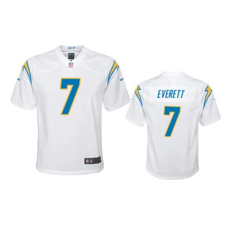 Youth Chargers Gerald Everett White Game Jersey