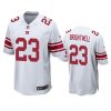 Gary Brightwell New York Giants White Game Jersey 2 giants gary brightwell game white jersey