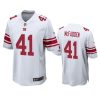 Micah McFadden New York Giants White Game Jersey 2 giants micah mcfadden game white jersey