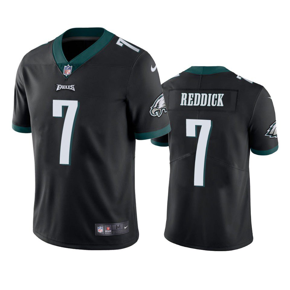 Haason Reddick Philadelphia Eagles Black Vapor Limited Jersey 1 haason reddick eagles black vapor jersey