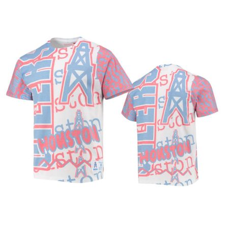 Tennessee Titans White Jumbotron 2.0 Sublimated T-Shirt