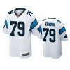 Carolina Panthers Ikem Ekwonu White 2022 NFL Draft Game Jersey 3 ikem ekwonu panthers white game jersey