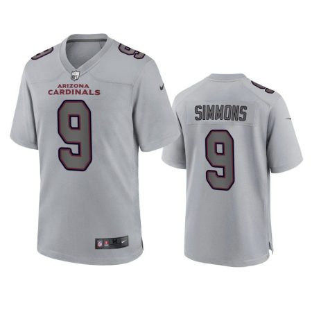 Arizona Cardinals Isaiah Simmons Gray Atmosphere Fashion Game Jersey