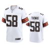 Cleveland Browns Isaiah Thomas White Game Jersey 2 isaiah thomas browns white game jersey
