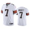 Jacoby Brissett Cleveland Browns White Vapor Limited Jersey 3 jacoby brissett browns white vapor jersey