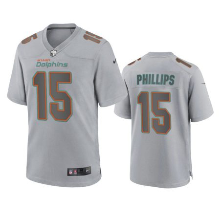 Miami Dolphins Jaelan Phillips Gray Atmosphere Fashion Game Jersey