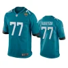 Anton Harrison Jacksonville Jaguars Teal Game Jersey 3 jaguars anton harrison game teal jersey