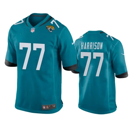 Anton Harrison Jacksonville Jaguars Teal Game Jersey
