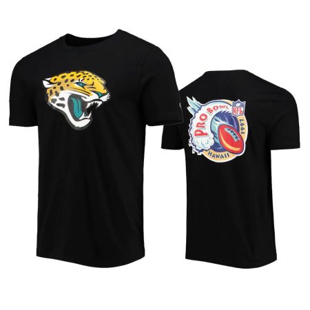 Jacksonville Jaguars Black Team Logo 1997 Pro Bowl T-Shirt