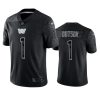 Jahan Dotson Washington Commanders Black Reflective Limited Jersey 2 jahan dotson commanders black reflective limited jersey