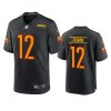 Washington Commanders Jake Fromm Black Alternate Game Jersey 2 jake fromm commanders black alternate game jersey