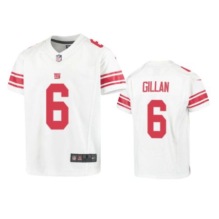 Youth Giants Jamie Gillan White Game Jersey