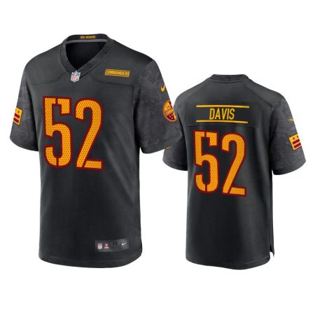 Washington Commanders Jamin Davis Black Alternate Game Jersey