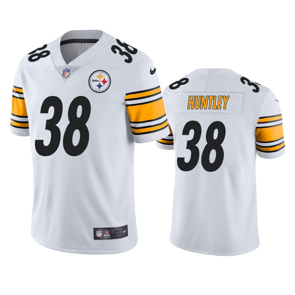 Jason Huntley Pittsburgh Steelers White Vapor Limited Jersey 1 jason huntley steelers white vapor limited jersey