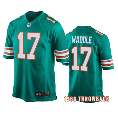 Miami Dolphins Jaylen Waddle Aqua 1966 Throwback Jersey