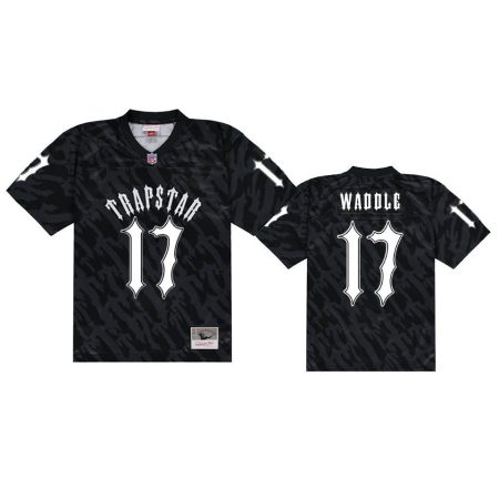 Miami Dolphins Jaylen Waddle Black Trapstar Football Jersey