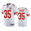 Jaylen Watson Kansas City Chiefs White Vapor Limited Jersey 3 jaylen watson chiefs white vapor jersey