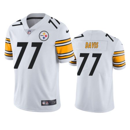 Pittsburgh Steelers Jesse Davis White Vapor Limited Jersey - Men's