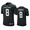Aaron Rodgers New York Jets Black Game Jersey 2 jets aaron rodgers game black jersey