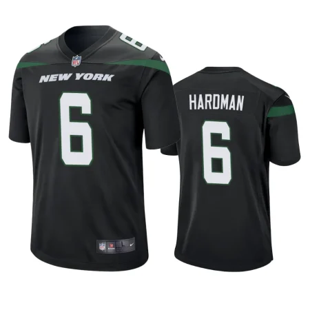 Mecole Hardman New York Jets Black Game Jersey