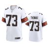 Cleveland Browns Joe Thomas White Game Jersey 2 joe thomas browns game white jersey